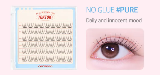 CORINGCO Toktok Hara No Glue Eyelash #PURE