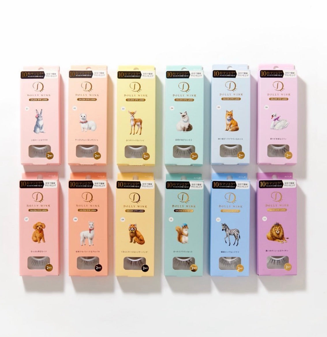 Dolly Wink Salon False Lashes No.18 – Soft Round Effect